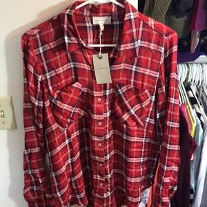 Lucky Brand Plaid Button Up